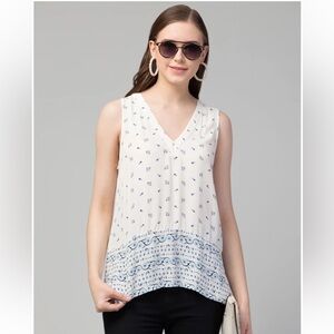 Nwt old navy sleeveless floral print women top